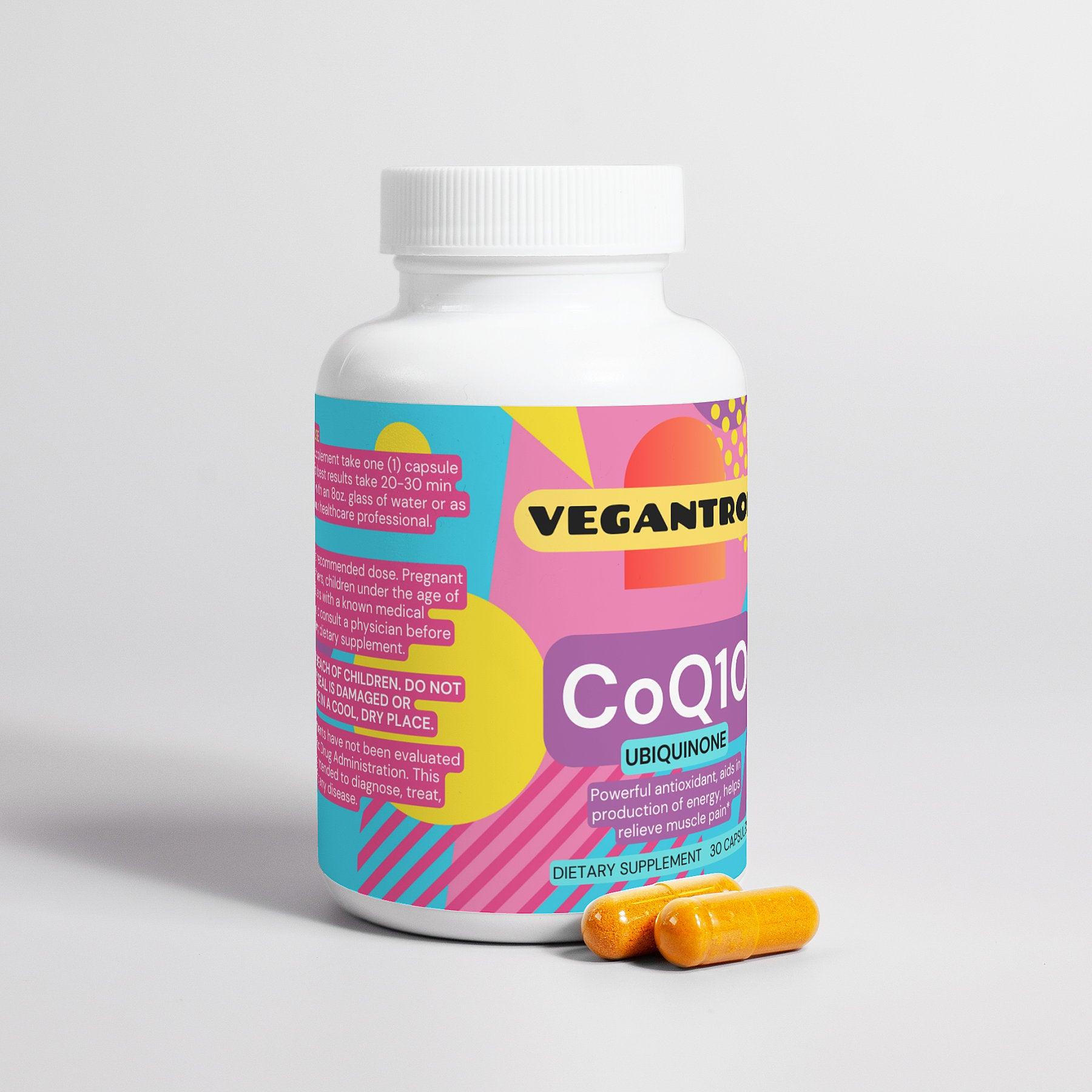Anti-Oxidative Coenzyme CoQ10 Ubiquinone (Vegan Capsules) - VEGANTROP
