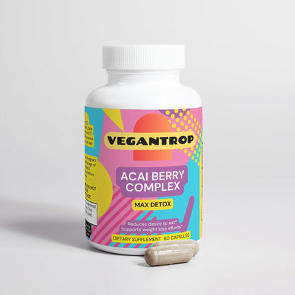 Full Body Acai Plant-based Detox (Vegan capsules) - VEGANTROP