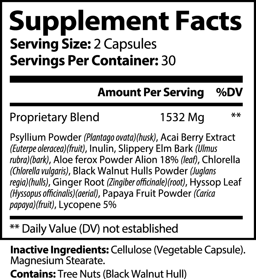 Full Body Acai Plant-based Detox (Vegan capsules) - VEGANTROP