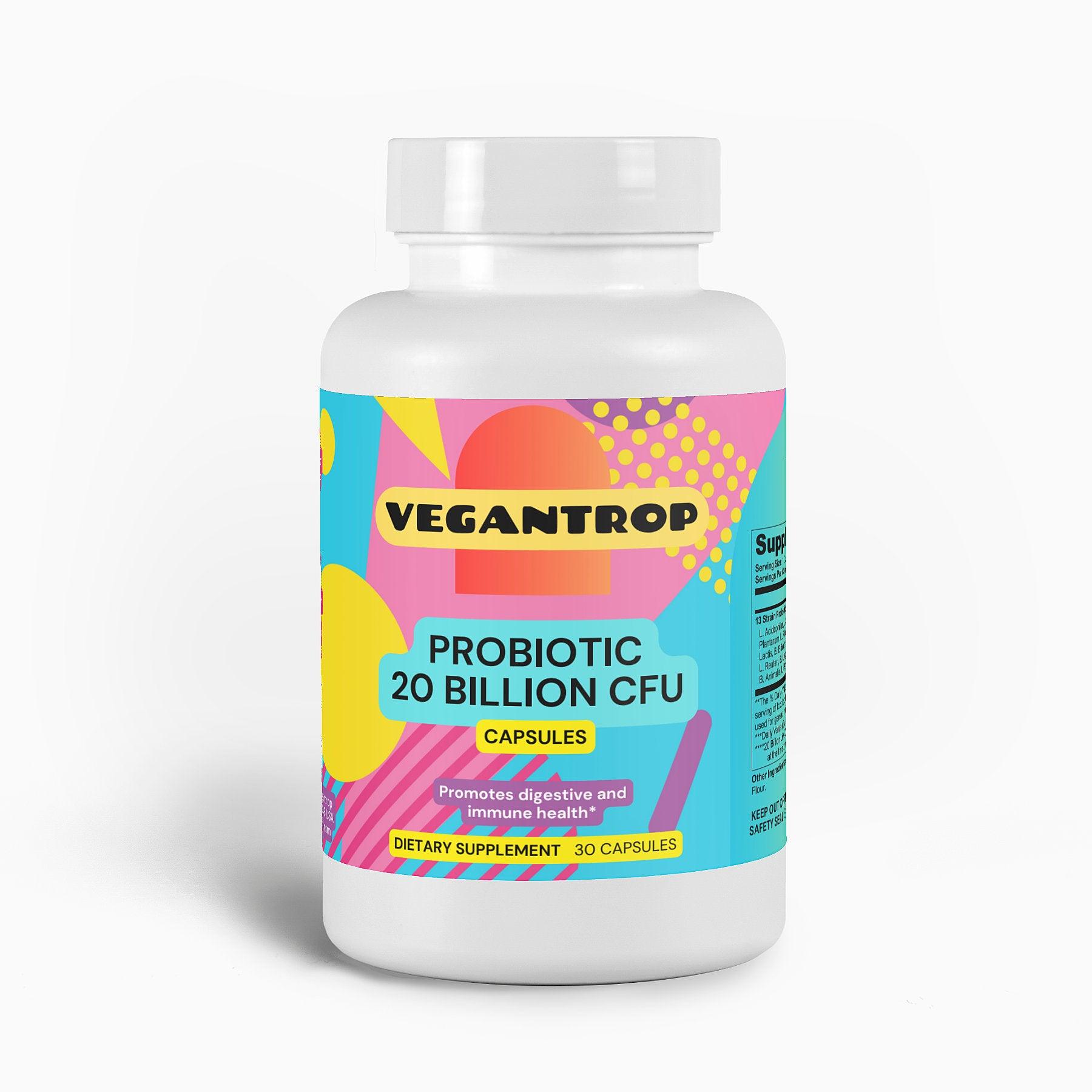 Gentle Probiotic 20 Billion (Vegan capsules) - VEGANTROP