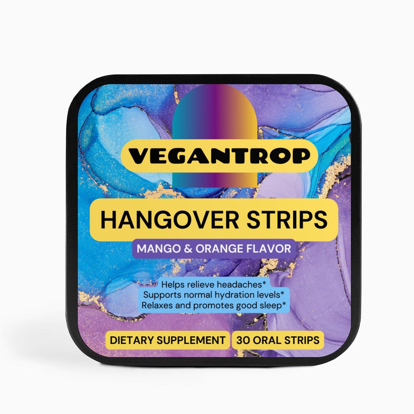 No Hangover Tongue Strips (Vegan) - VEGANTROP
