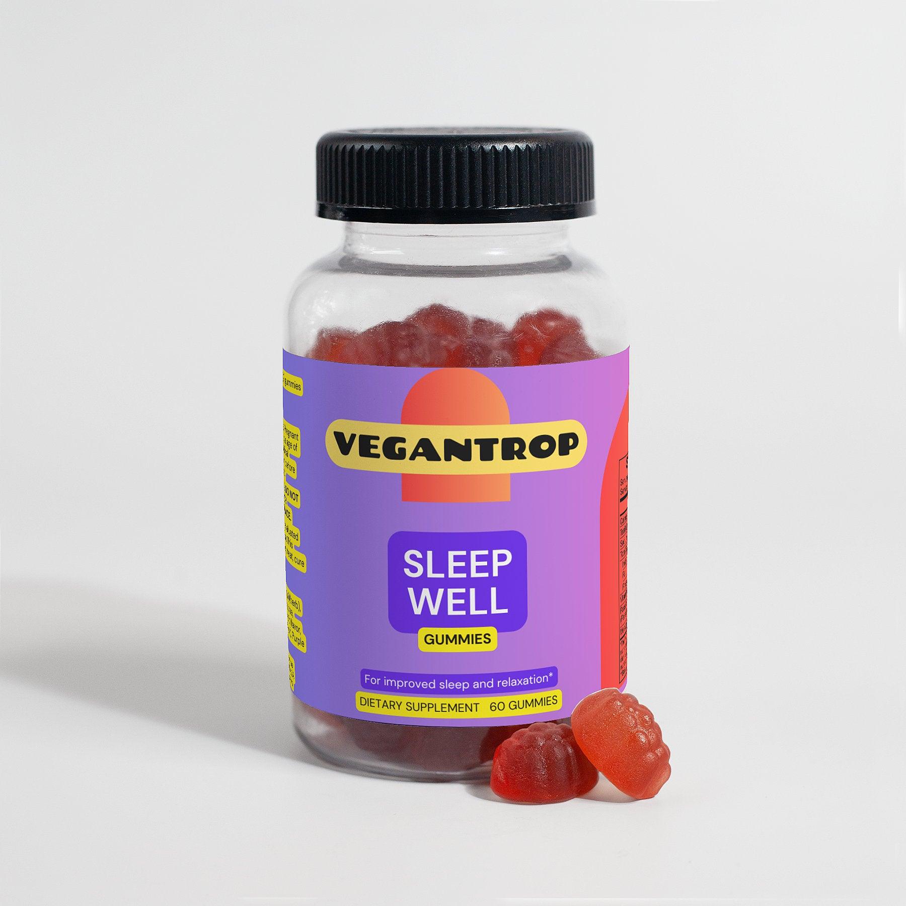 Passion Fruit Sleep Gummies (Plant-based & Vegan) - VEGANTROP